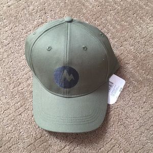 Marmot army green baseball cap